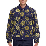 AFRICAN WARRIOR NAVY Unisex Lapel Jacket