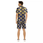 DAMIER LCC Men's Short Sleeve Shirt Sets