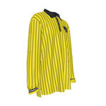 EAZY-E RUTHLESS YLW Men's Long Sleeve Polo Shirt