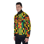 KENTE BUTAN FULLY Men's Stand Collar Jacket