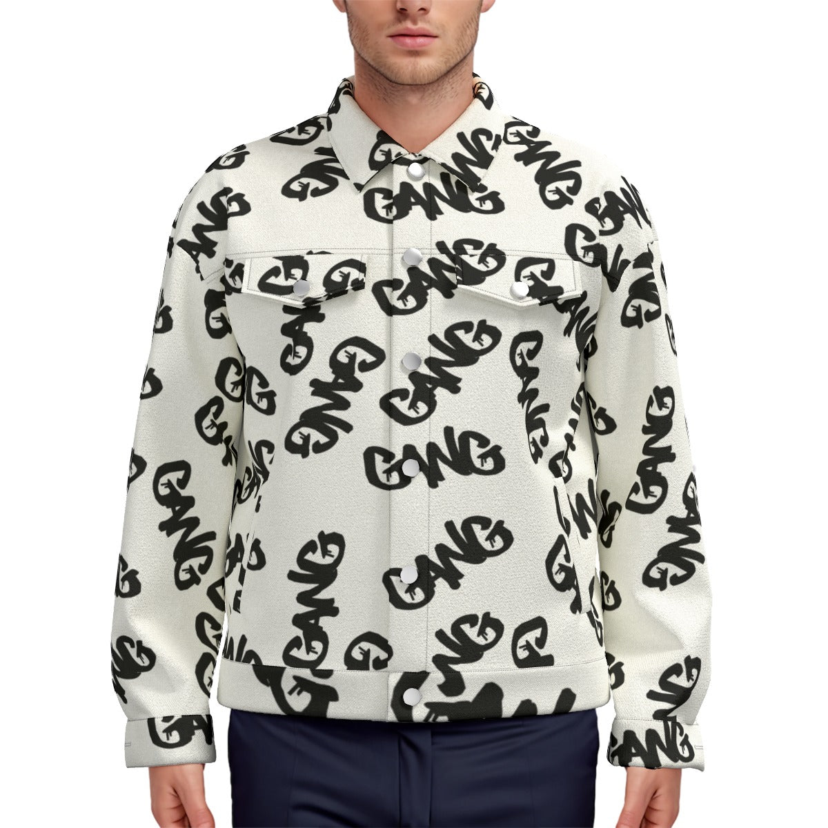 GANG X3 Unisex Lapel Jacket Cotton