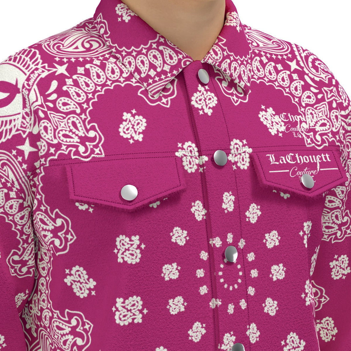 BANDANA GRAPES Unisex Lapel Jacket