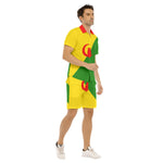 YANAZER Men's Short Sleeve Shirt Sets