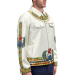 MEDJAY WHT Unisex Lapel Jacket
