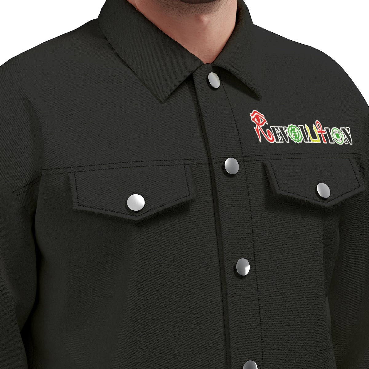 REVOLUTION Unisex Lapel Jacket  Cotton