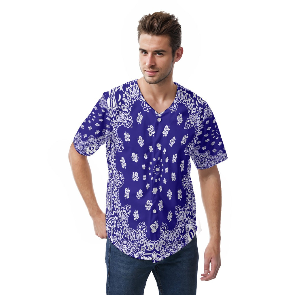 BANDANA NAVY Baseball Jersey