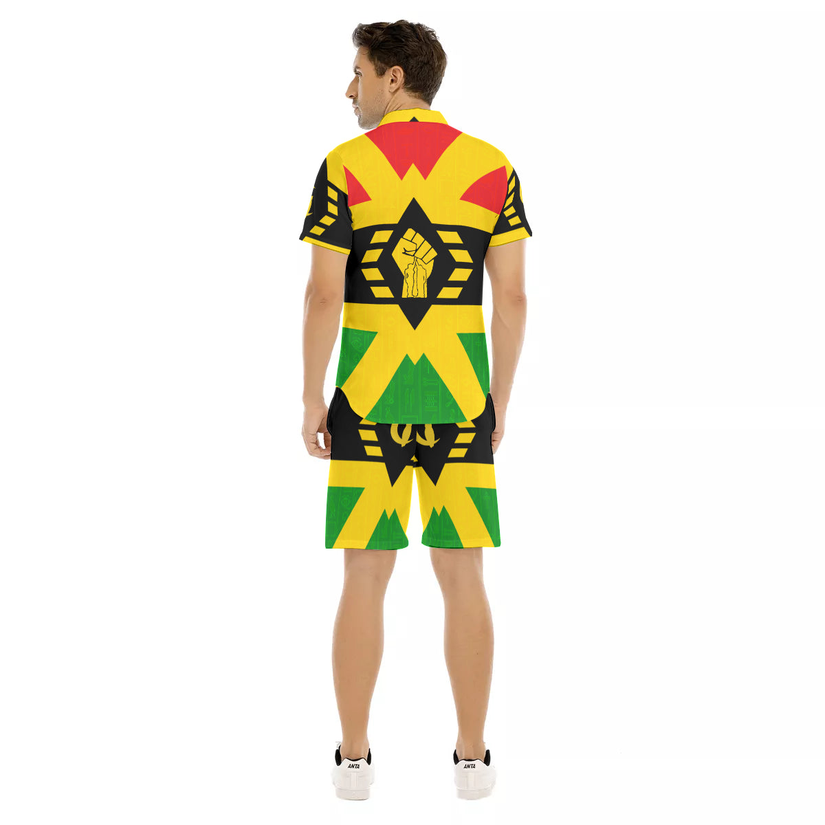 FIST UP RBG Men's Short Sleeve Shirt Sets