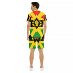 FIST UP RBG Men's Short Sleeve Shirt Sets
