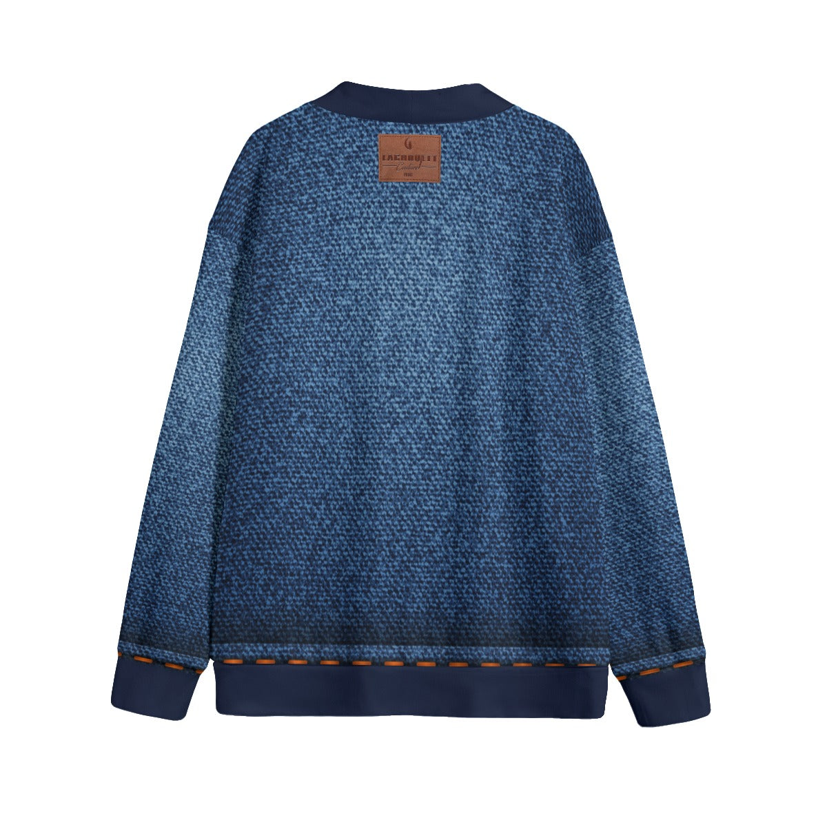 LCC DENIM JEANS Unisex V-neck Cardigan With Button Closure