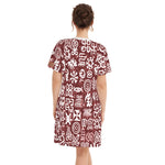 ADINKRA MXBRDX Women's Round Neck Dress