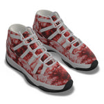 TIE DYE RED High Top Basketball Shoes