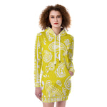 BANDANA PAISLEY L.K Women's Heavy Fleece Long Hoodie