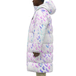 NEW RICH COLOURWHT Unisex Long Down Jacket