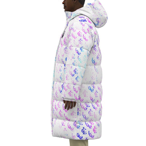 NEW RICH COLOURWHT Unisex Long Down Jacket