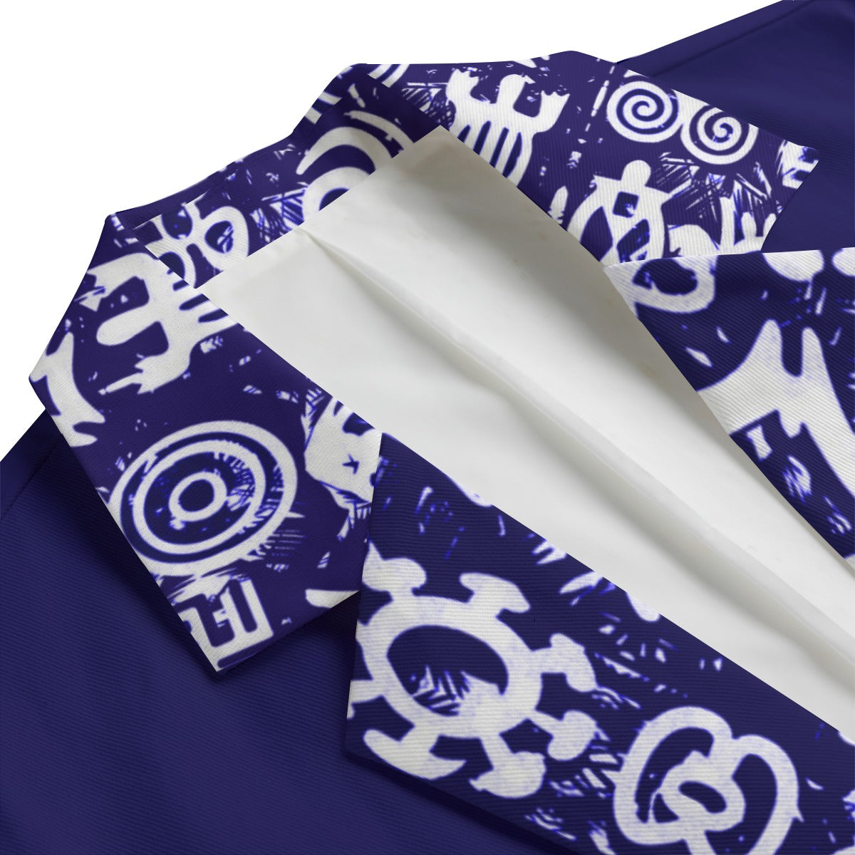 ADINKRA MXBLUE1 Men's Casual Blazer