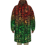 HIEROGLYPH RASTA Unisex Long Down Jacket