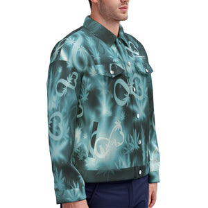 INFINITY BLUE Unisex Lapel Jacket