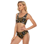 BOGOLAN KMT Women's Crop Top One-piece Swimsuit