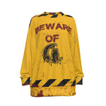 BEWARE Women's Casual Sweatshirt