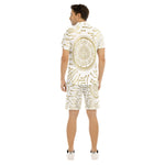 CRYPTO KMT WHT Men's Short Sleeve Shirt Sets