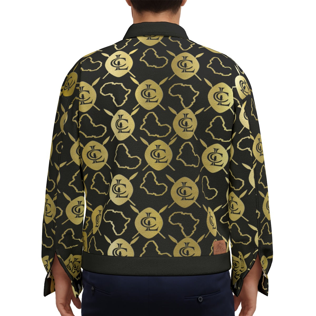 AFRICAN WARRIOR BLC Unisex Lapel Jacket