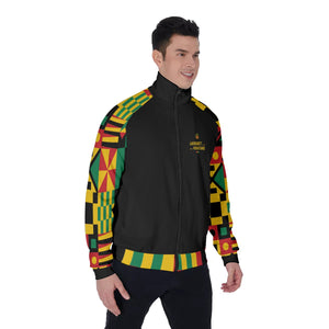 KENTE BUTAN BLC Men's Stand Collar Jacket