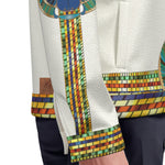MEDJAY WHT Unisex Lapel Jacket