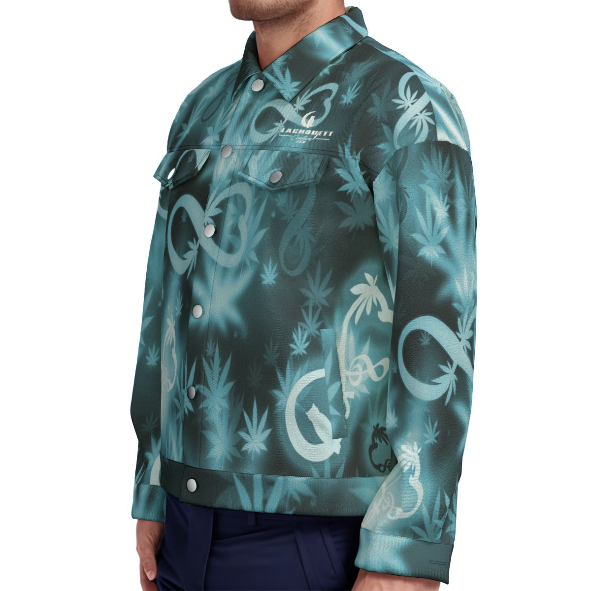 INFINITY BLUE Unisex Lapel Jacket
