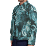 INFINITY BLUE Unisex Lapel Jacket