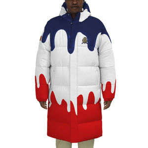 DRIPPIN WATER Unisex Long Down Jacket