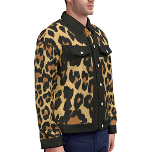 CHEETAH ANKH  Unisex Lapel Jacket