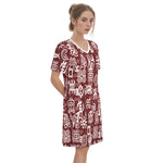 ADINKRA MXBRDX Women's Round Neck Dress