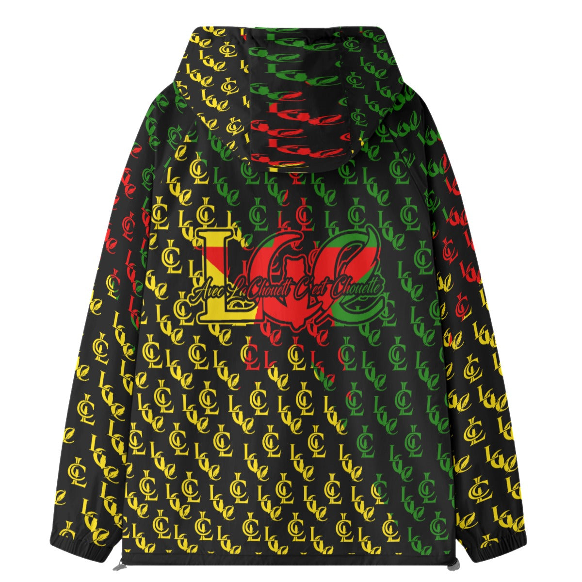 LCC NEW RICH YANA BLC Raglan Windbreaker With Zipper Closure