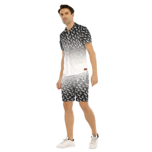 LCC NEW RICH BLC Men's Short Sleeve Shirt Set