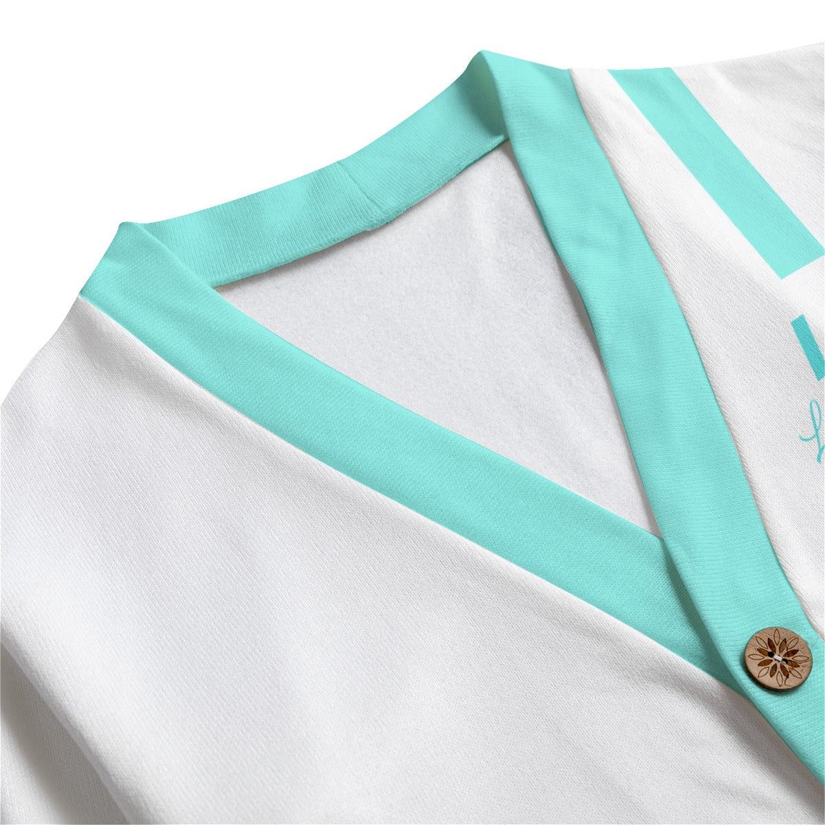 SALE SUD Unisex V-neck Cardigan With Button Closure