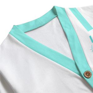 SALE SUD Unisex V-neck Cardigan With Button Closure