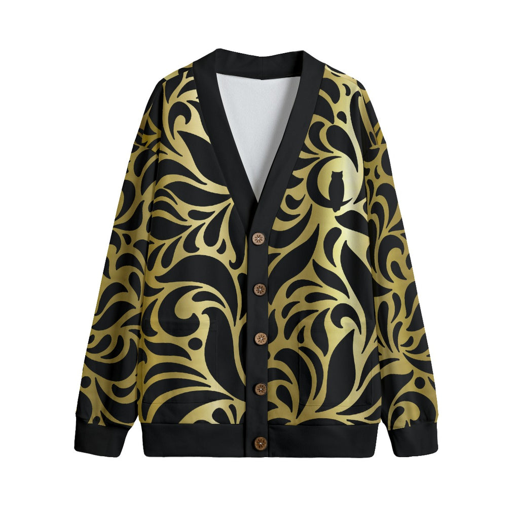 GORGIOUS BLC Unisex V-neck Cardigan With Button Closure
