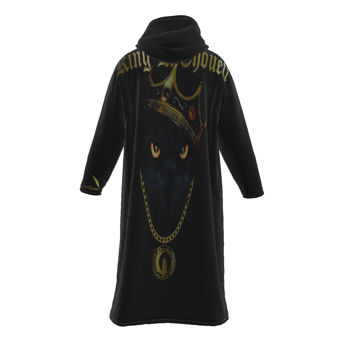 KING LACHOUETT Men's Long Fleece Zip Up Windbreaker