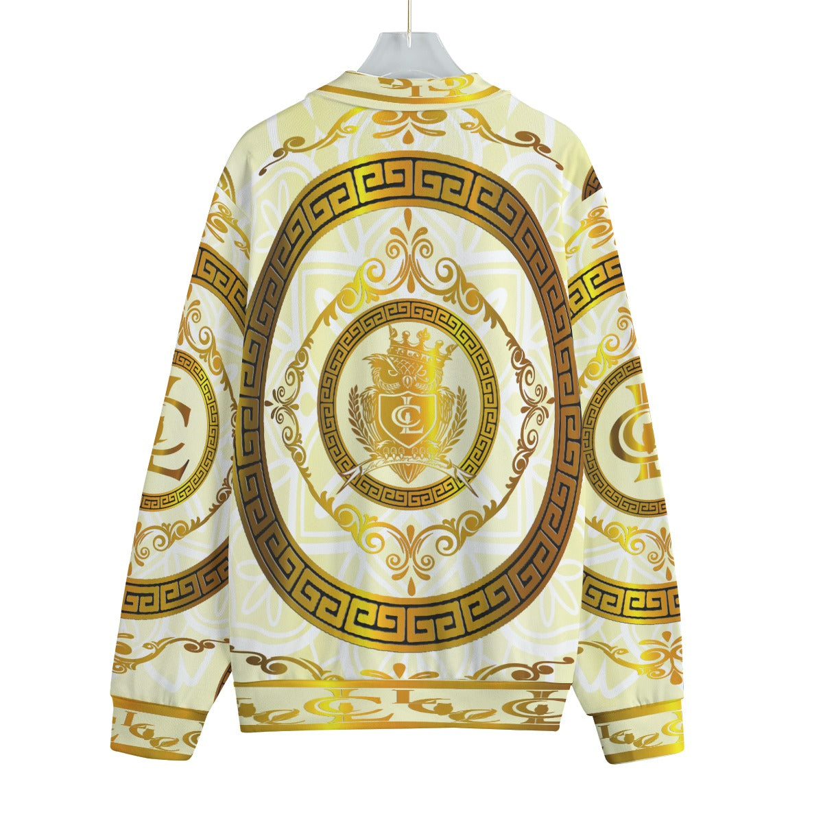 LCC RICH WHT Unisex Stand-up Collar