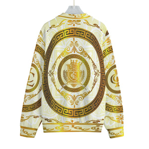 LCC RICH WHT Unisex Stand-up Collar