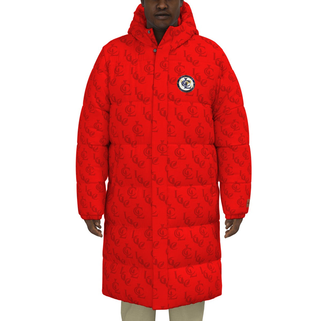 LCC RED Unisex Long Down Jacket