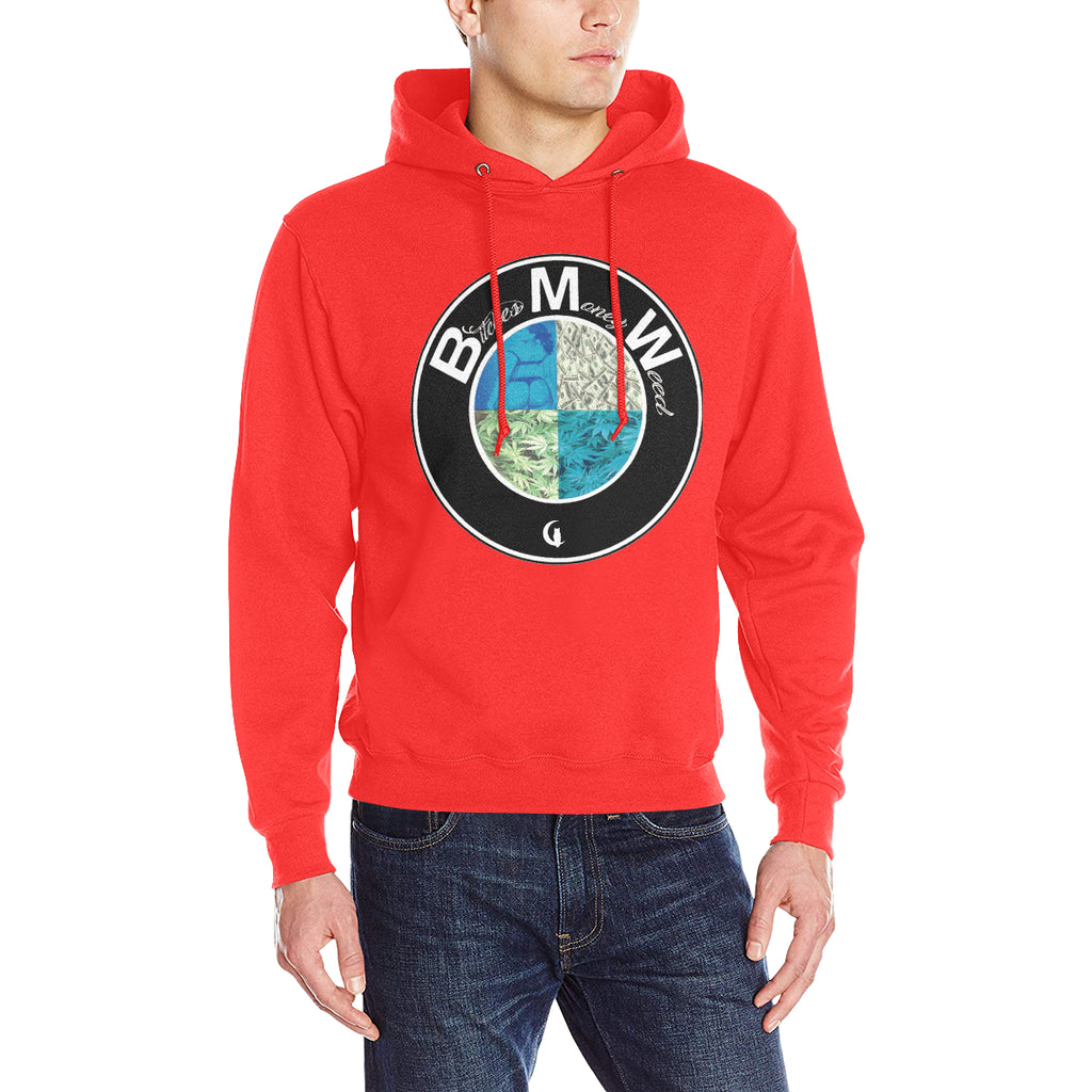 BMW RED Men's Classic Hoodie