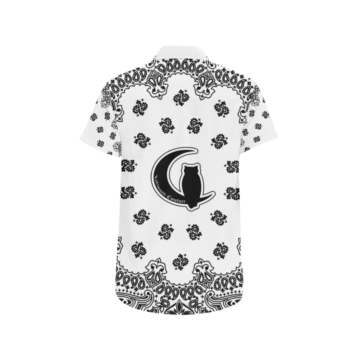 BANDANA WHT Men's All Over Print Short Sleeve Shirt