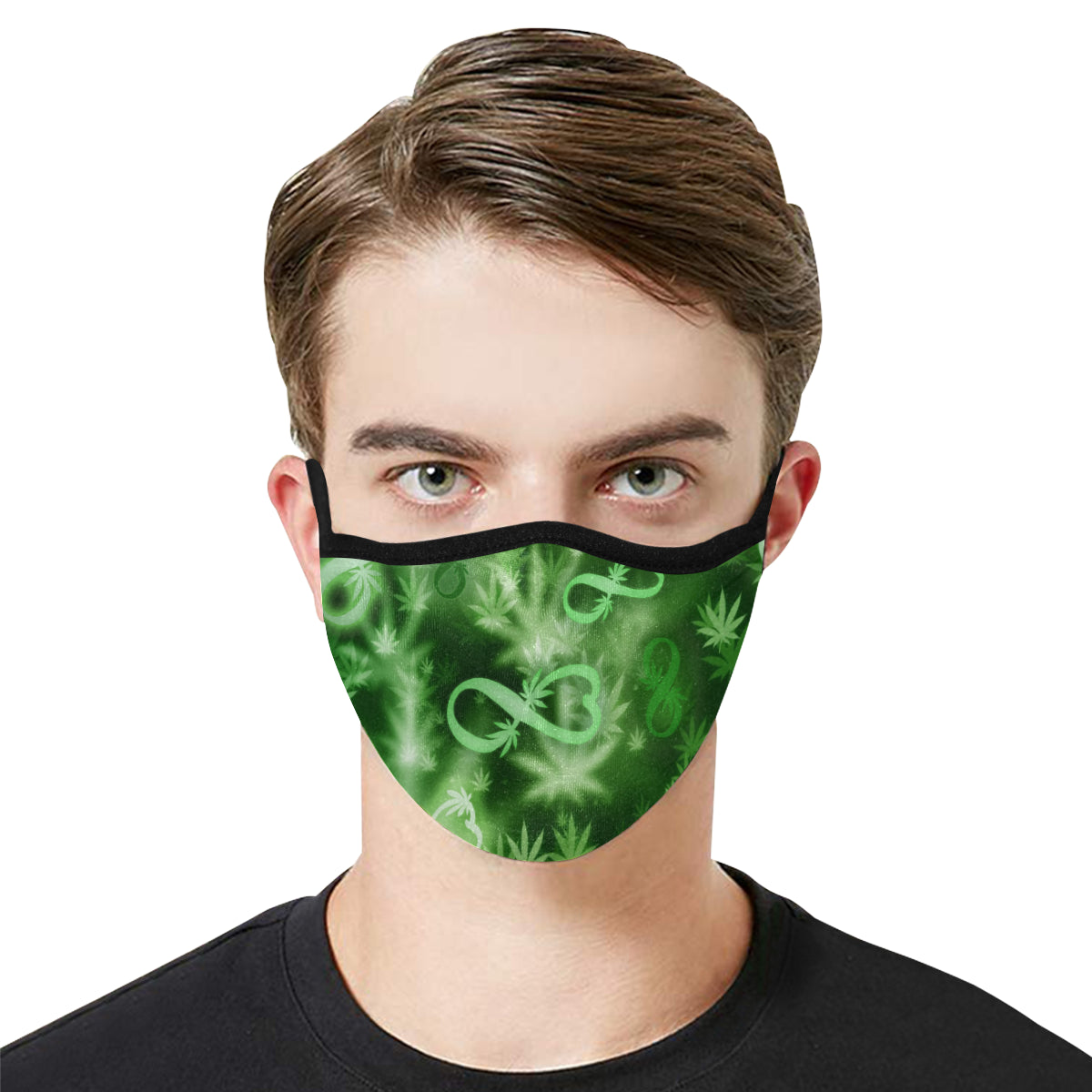 INFINITY GREEN COSMOS Mouth Mask in One Piece (2 Filters Included)