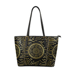 CRYPTO KMT Leather Tote Bag/Large