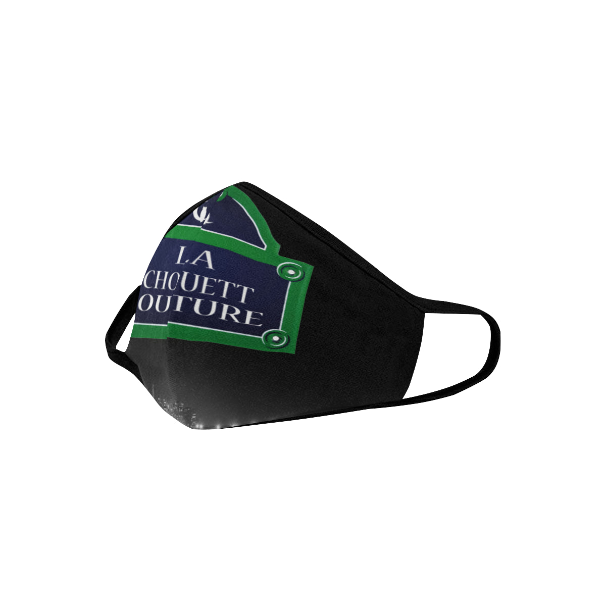 RUE DE PARIS 1 Mouth Mask in One Piece (2 Filters Included)