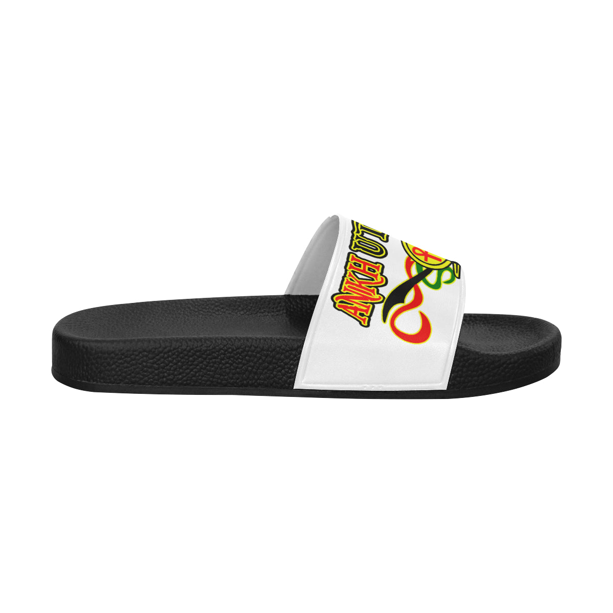 ANKH UDJA SENEB SHEN WHT Women's Slide Sandals