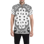 BANDANA WHT Men's All Over Print Short Sleeve Shirt