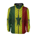 SENEGAL FLAG Unisex All Over Print Windbreaker