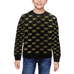 EXCELLANCE BLCCGLD All Over Print Crewneck Sweatshirt for Kids (Model H29)